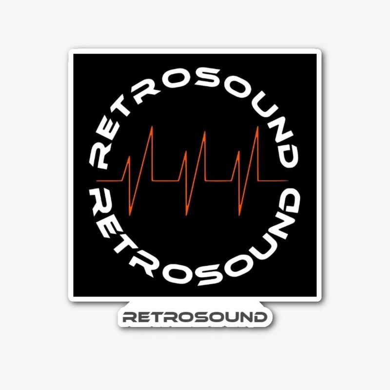 RetroSound Synthesizer Logo Sticker